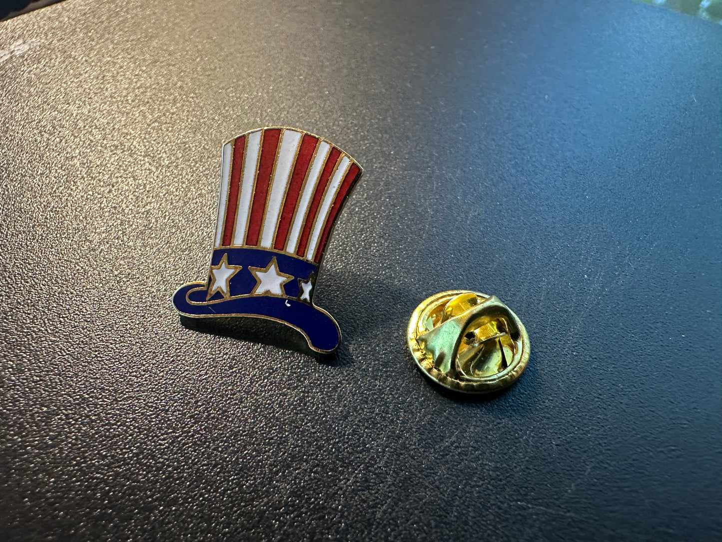 American Flag Hat Pin